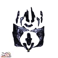 طقم فيبر اسود ريس 250cc