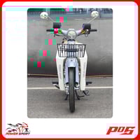 دراجة نارية كلاسيك شبيه الهوندا 110 لون اسمنتي - W...