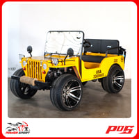 سيارة ميني جيب 4 عجلات 150CC - لون اصفر - Mini Jee...