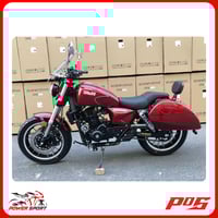 دراجة نارية كروز من باور سبورت احمر - STORM