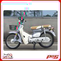 دراجة نارية كلاسيك شبيه الهوندا 110 لون اسمنتي - W...