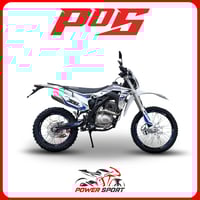 دراجة نارية صحراوي باور سبورت 250cc - لون أبيض بأز...