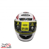 خوذة حماية للدبابات لون أبيض