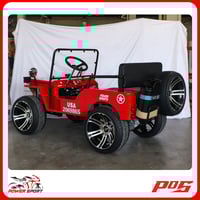 سيارة ميني جيب 4 عجلات 150CC - لون احمر - Mini Jee...