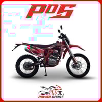 دراجة نارية صحراوي باور سبورت 250cc - لون احمر JD-...