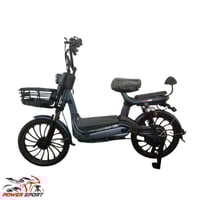 دراجة كهربائية بقوة عالية من باور سبورت لون رصاصي