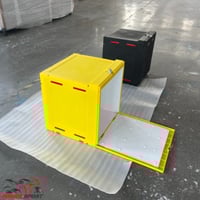 صندوق توصيل الطلبات لون اصفر