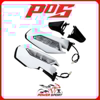 طقم مرايا قولد مع قواعد ابيض موديل 2018 - 2025