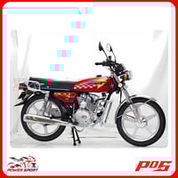 دراجة نارية المدفع مطور 2025 لون أحمر - CG125