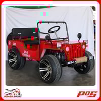 سيارة ميني جيب 4 عجلات 150CC - لون احمر - Mini Jee...