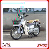 دراجة نارية كلاسيك شبيه الهوندا 110 لون اسمنتي - W...