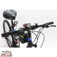 سيكل هوائي قابل للطي هجين لون ازرق بأسود