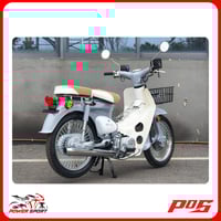 دراجة نارية كلاسيك شبيه الهوندا 110 لون اسمنتي - W...