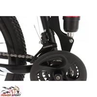 سيكل هوائي قابل للطي هجين لون ازرق بأسود