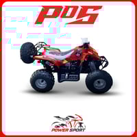 دباب تايوان باورسبورت 4 كفرات لون احمر - 100cc