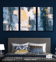 لوحة ثلاثيه - حرير