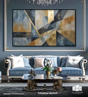 لوح جداريه - هندسة الذهب الهادئ