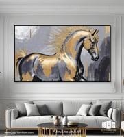 لوح جداريه - الحصان الذهبي