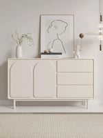 بوفية جانبي ابيض - 120 سم