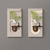 ديكور جداري, اضاءة مخفية بجهاز تحكم