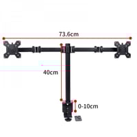 حامل شاشات بي سي مزدوجة