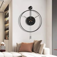 ساعة جدارية - اسود