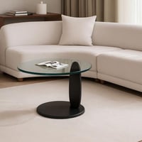 طاولة جانبية - مودرن زجاج شفاف