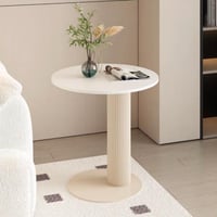 طاولة جانبية ابيض , 60 سم