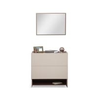 تسريحة غرفة نوم مع مرآة , موكا