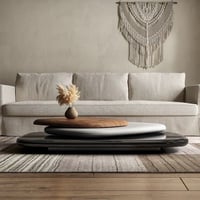 طاولة قهوة , بتصميم صخور