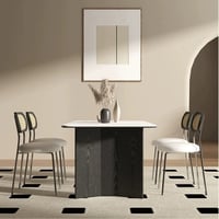 طاولة طعام 4 كراسي ، مودرن