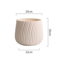 حوض نبتة - بيضاوي منحني