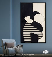 لوحة جدارية - العناق التجريدي