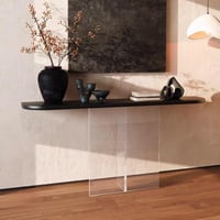 طاولة كونسول شفافة ، 100 سم