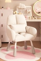 كرسي غرفة فتيات - ابيض