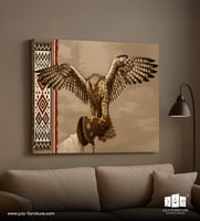 لوحة جدارية - الصقر العربي