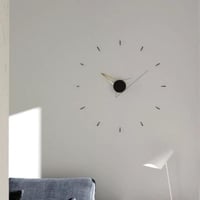 ساعة جدارية فخمة, اسود