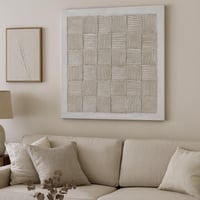 ديكور جداري جبسي، تفاصيل منسوجة