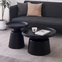 طقم طاولات قهوة , Luna Black