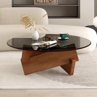 طاولات دائرية , فاخرة بني