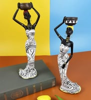 مجسم، الثقافة الافريقية، أبيض