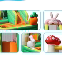 العاب هوائية - بتصميم الأرنب والفطر