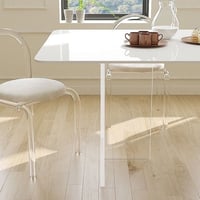 طاولة طعام اربع كراسي , كريستال