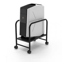 حامل بي سي متنقل مع 4 عجلات