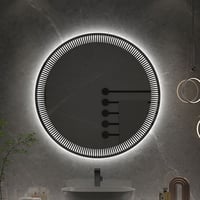 مرآة حمام LED مستديرة