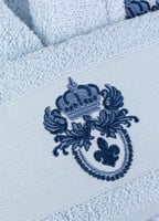 طقم روب أستحمام ومنشفة مفرد Edward لون أزرق