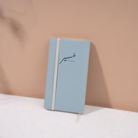 دفتر جلدي صغير - سماوي