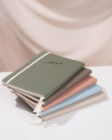 دفتر جلدي كبير - بيج