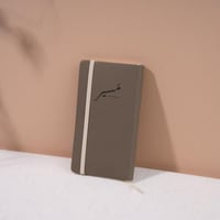 دفتر جلدي صغير - بني