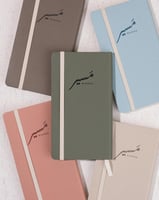 دفتر جلدي صغير - بني